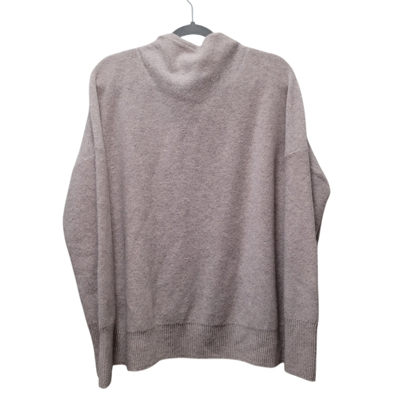 NWT XL vince. Marble Funnel-Neck Boiled Two-ply Cashmere Pullover - Picture 4 of 9